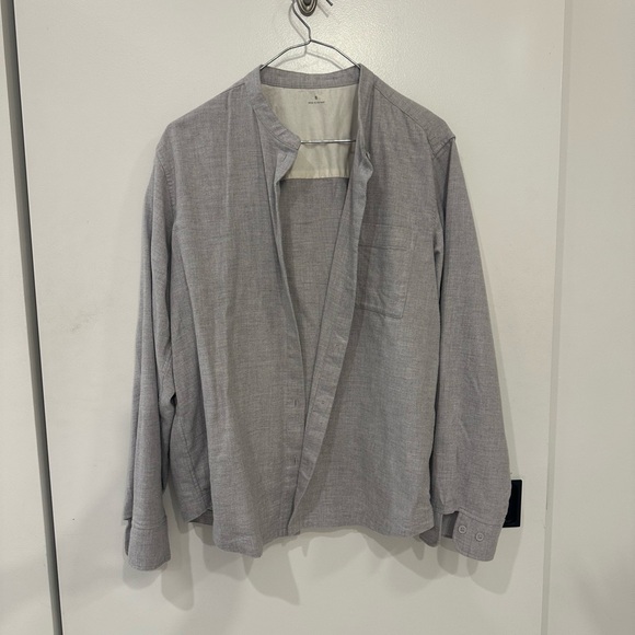 Muji Other - MUJI Men's Gray Casual Shirt Flannel Small